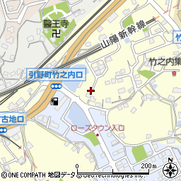 広島県福山市引野町1024-5周辺の地図