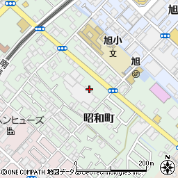 アカカベ薬局　泉大津昭和町店周辺の地図