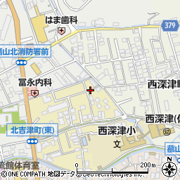広島県福山市東吉津町周辺の地図