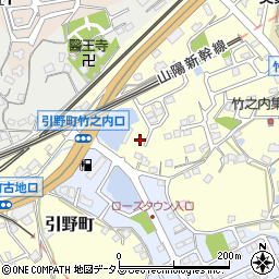 広島県福山市引野町1024周辺の地図