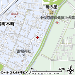 ハイタウン小俣団地公園周辺の地図