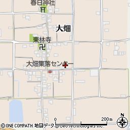 奈良県葛城市大畑116周辺の地図