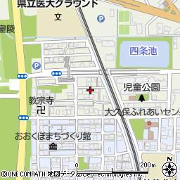 奈良県橿原市四条町20周辺の地図