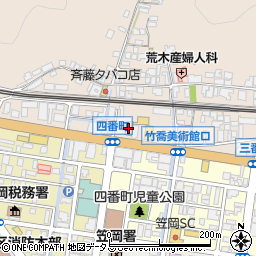 日産サティオ岡山笠岡店周辺の地図