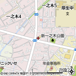 モスバーガー伊勢一之木店周辺の地図