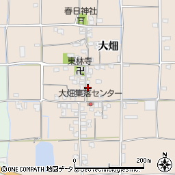 奈良県葛城市大畑124周辺の地図