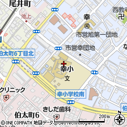 和泉市立幸小学校周辺の地図