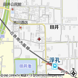 奈良県大和高田市田井106周辺の地図