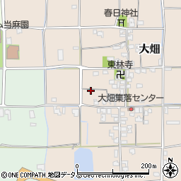 奈良県葛城市大畑229周辺の地図