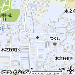 広島県福山市木之庄町5丁目19周辺の地図