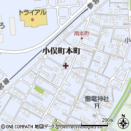 三重県伊勢市小俣町本町1401周辺の地図