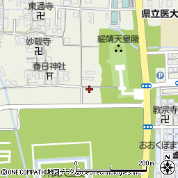 奈良県橿原市四条町59周辺の地図