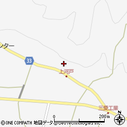 広島県東広島市河内町河戸952周辺の地図