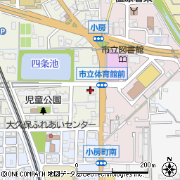 奈良県橿原市四条町1周辺の地図