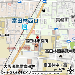 富田林市職員ユニオン周辺の地図