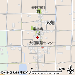 奈良県葛城市大畑221周辺の地図