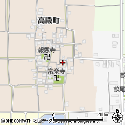 奈良県橿原市高殿町121周辺の地図