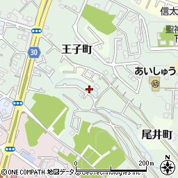 大阪府和泉市王子町358-8周辺の地図