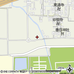 奈良県橿原市四条町177周辺の地図