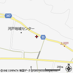 広島県東広島市河内町河戸821周辺の地図