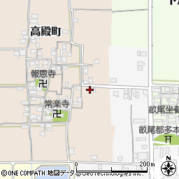 奈良県橿原市高殿町114-4周辺の地図