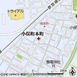 三重県伊勢市小俣町本町1399周辺の地図