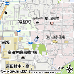 大阪府富田林市富田林町1周辺の地図