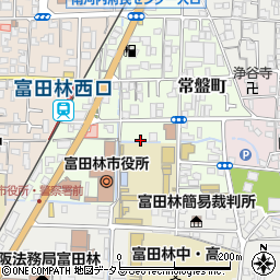 〒584-0032 大阪府富田林市常盤町の地図
