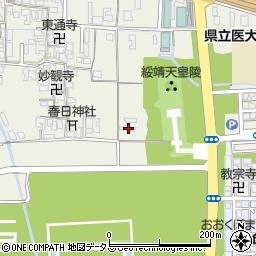 奈良県橿原市四条町231周辺の地図