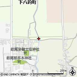奈良県橿原市下八釣町周辺の地図
