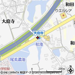 大庭寺周辺の地図