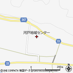 広島県東広島市河内町河戸828周辺の地図