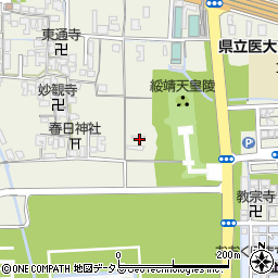 奈良県橿原市四条町229周辺の地図