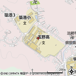 岡山県立玉野高等学校周辺の地図