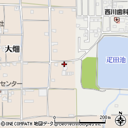 奈良県葛城市大畑17-2周辺の地図