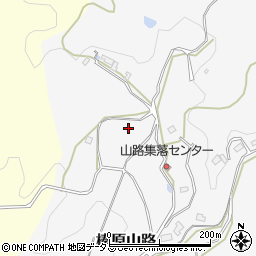 奈良県宇陀市榛原山路周辺の地図