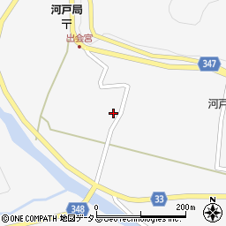 広島県東広島市河内町河戸196周辺の地図