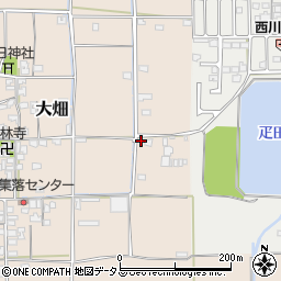 奈良県葛城市大畑18周辺の地図