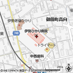 伊勢ひかり病院 介護医療院周辺の地図