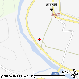 広島県東広島市河内町河戸169周辺の地図
