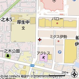 １００円ショップセリア　ミタス伊勢店周辺の地図