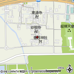 奈良県橿原市四条町201周辺の地図