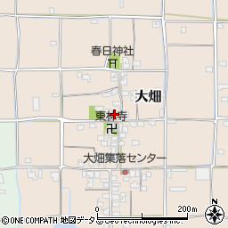 奈良県葛城市大畑216周辺の地図