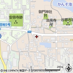 奈良県桜井市阿部4周辺の地図