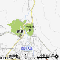 七神社周辺の地図