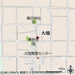 奈良県葛城市大畑128周辺の地図