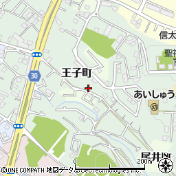 大阪府和泉市王子町705-3周辺の地図