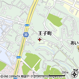 大阪府和泉市王子町445周辺の地図