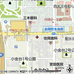 ドコモショップ　金剛東店周辺の地図