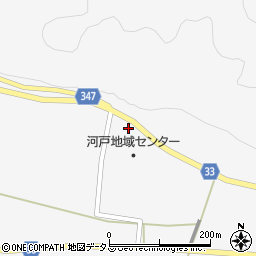 広島県東広島市河内町河戸802周辺の地図